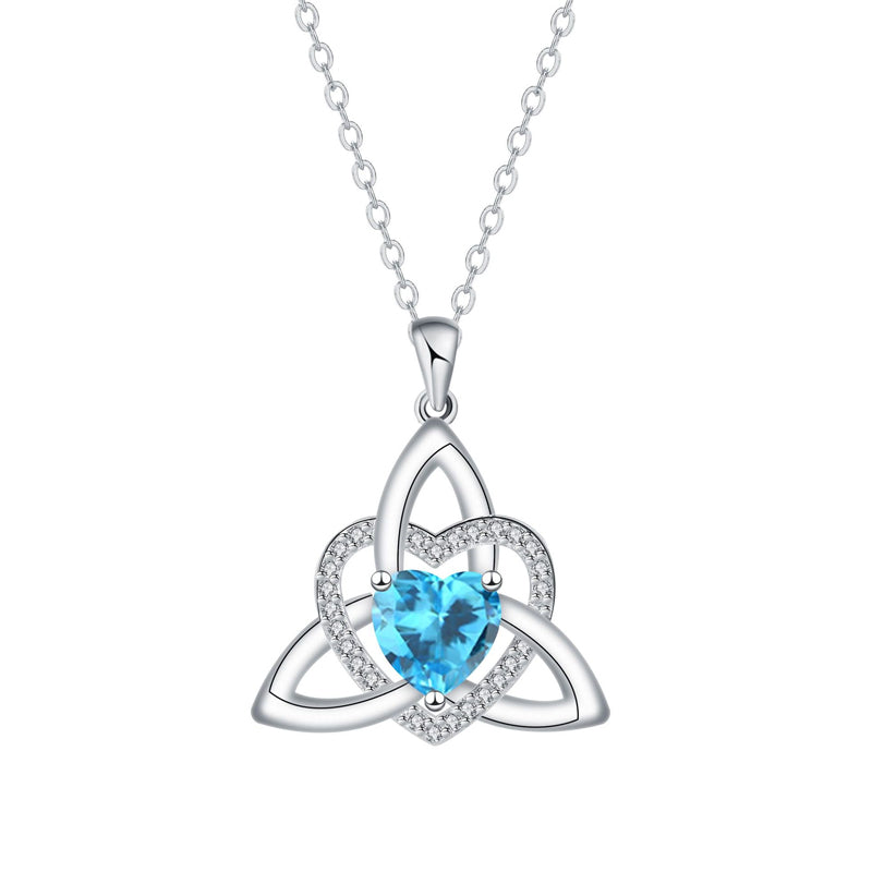 💎 50% RABATT! ⏳ Halsband med hjärtformad hänge i keltisk knutstil – Intrikat design, tidlös symbolik & perfekt som en meningsfull gåva för nära och kära ❤️