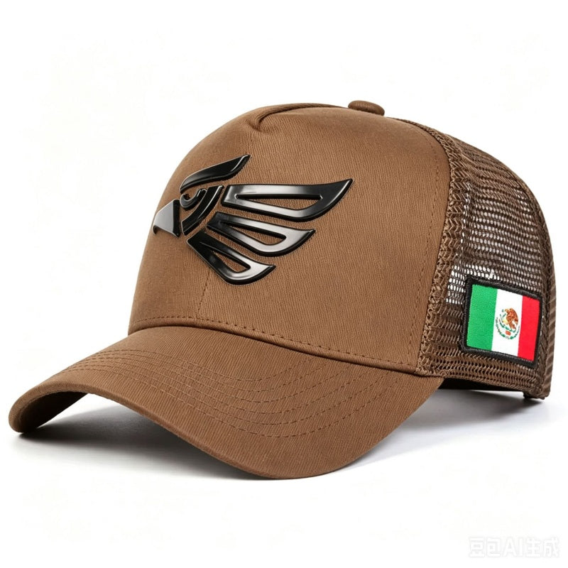 🥳REA 2026🥳 💥50 % RABATT! 🔥Unisex-baseballkeps med etikett med mexikansk örn