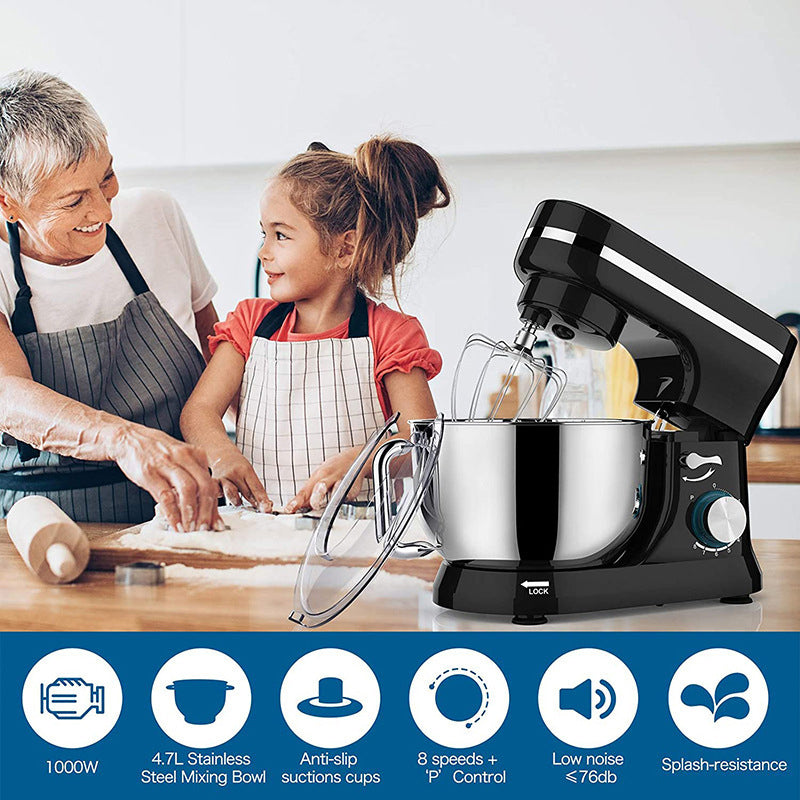 🥄 50 % RABATT NU! ⚡ Kraftfull elektrisk köksmixer – 5 hastigheter, vispar i rostfritt stål och halkfri bas – perfekt för deg, smet eller vispgrädde – kraftfull och tystgående 🍰