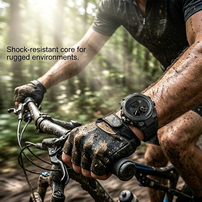 ⌚40% RABATT NU!💪 Herr Vattentät Sportklocka – Dual Display & Stöttålig – Outdoor Essential 💧