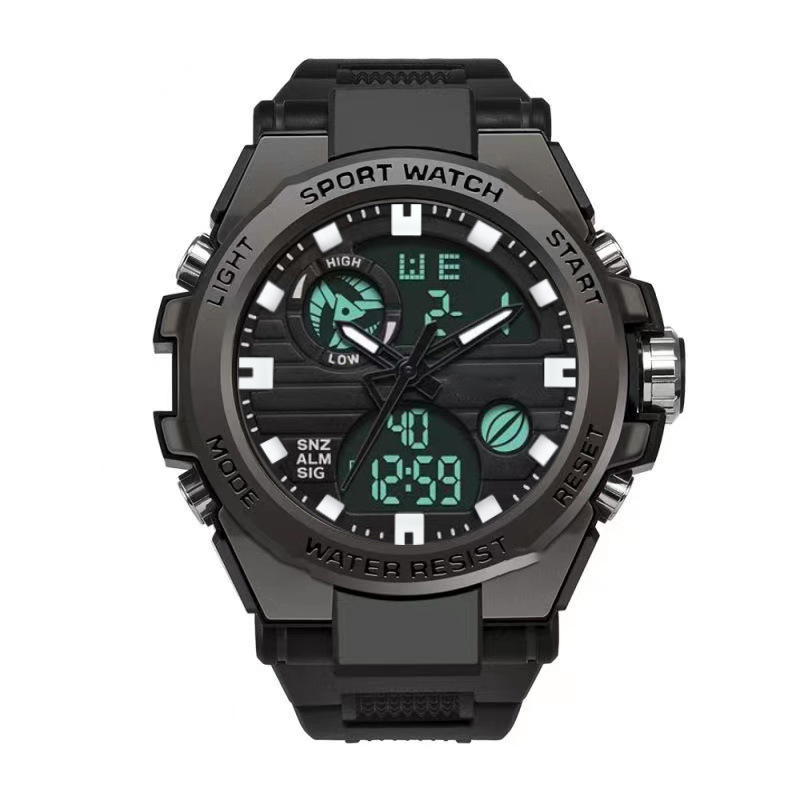 ⌚40% RABATT NU!💪 Herr Vattentät Sportklocka – Dual Display & Stöttålig – Outdoor Essential 💧