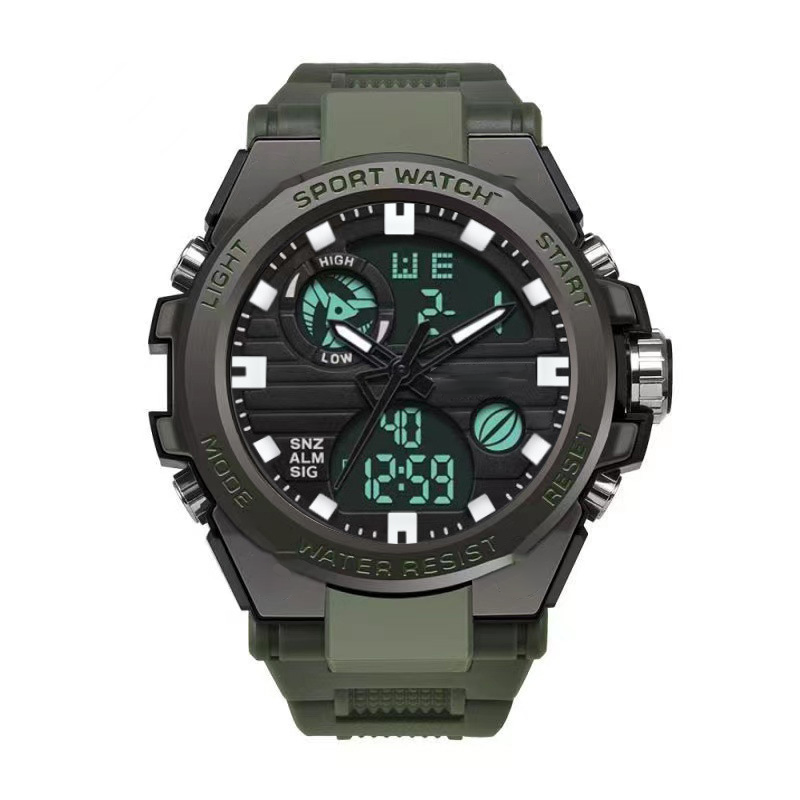 ⌚40% RABATT NU!💪 Herr Vattentät Sportklocka – Dual Display & Stöttålig – Outdoor Essential 💧