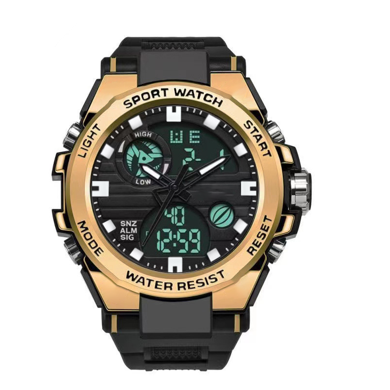 ⌚40% RABATT NU!💪 Herr Vattentät Sportklocka – Dual Display & Stöttålig – Outdoor Essential 💧