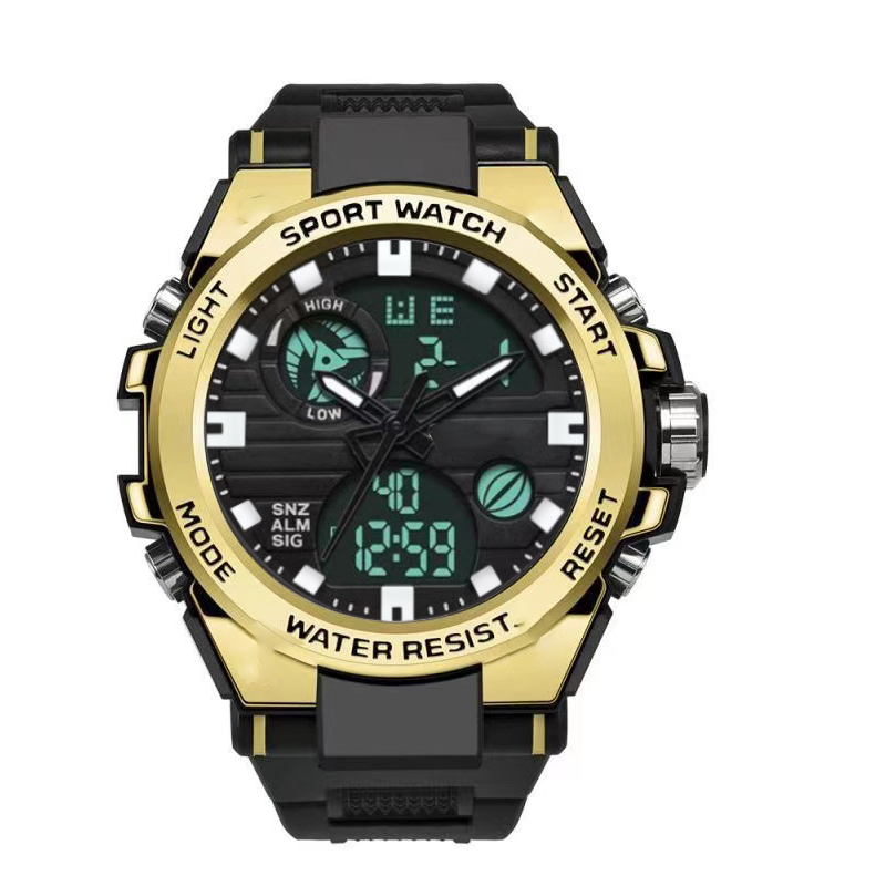 ⌚40% RABATT NU!💪 Herr Vattentät Sportklocka – Dual Display & Stöttålig – Outdoor Essential 💧