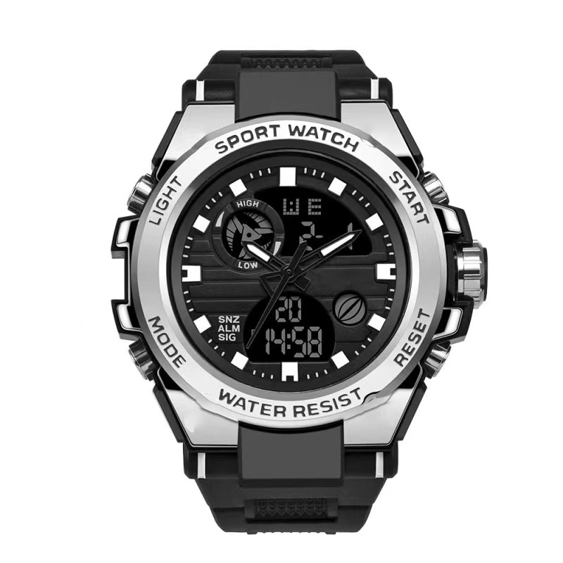 ⌚40% RABATT NU!💪 Herr Vattentät Sportklocka – Dual Display & Stöttålig – Outdoor Essential 💧
