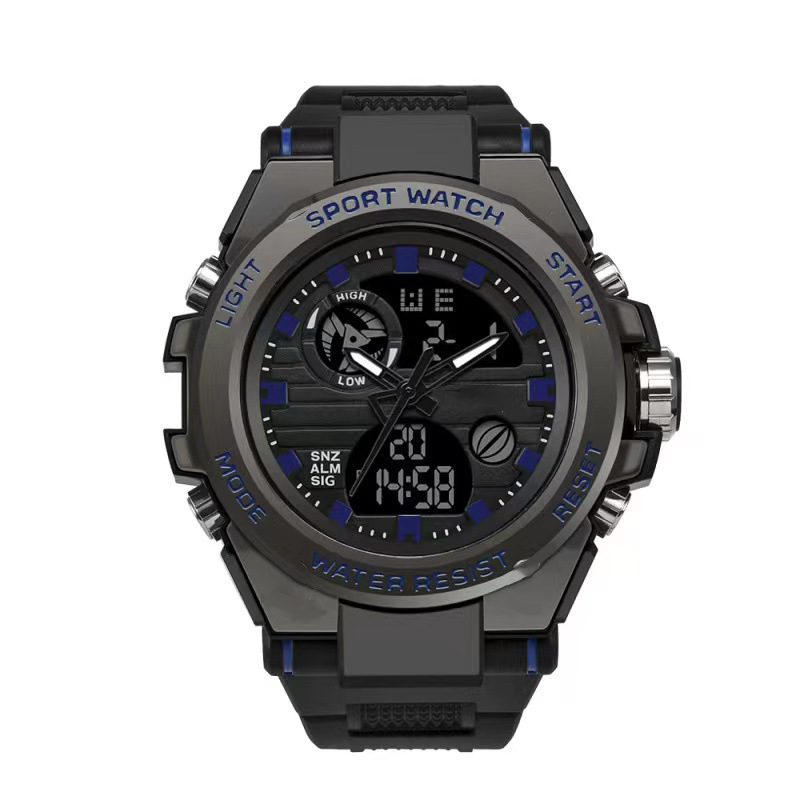 ⌚40% RABATT NU!💪 Herr Vattentät Sportklocka – Dual Display & Stöttålig – Outdoor Essential 💧