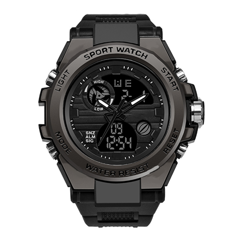 ⌚40% RABATT NU!💪 Herr Vattentät Sportklocka – Dual Display & Stöttålig – Outdoor Essential 💧