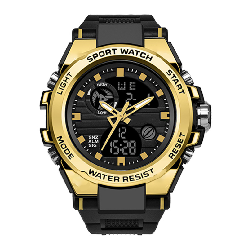 ⌚40% RABATT NU!💪 Herr Vattentät Sportklocka – Dual Display & Stöttålig – Outdoor Essential 💧