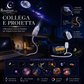 🌌 50 % RABATT NU! 💫 USB-lampa med stjärnhimmelprojektion – 13 utbytbara filmskivor & flexibel hals – perfekt för sovrummet ✨