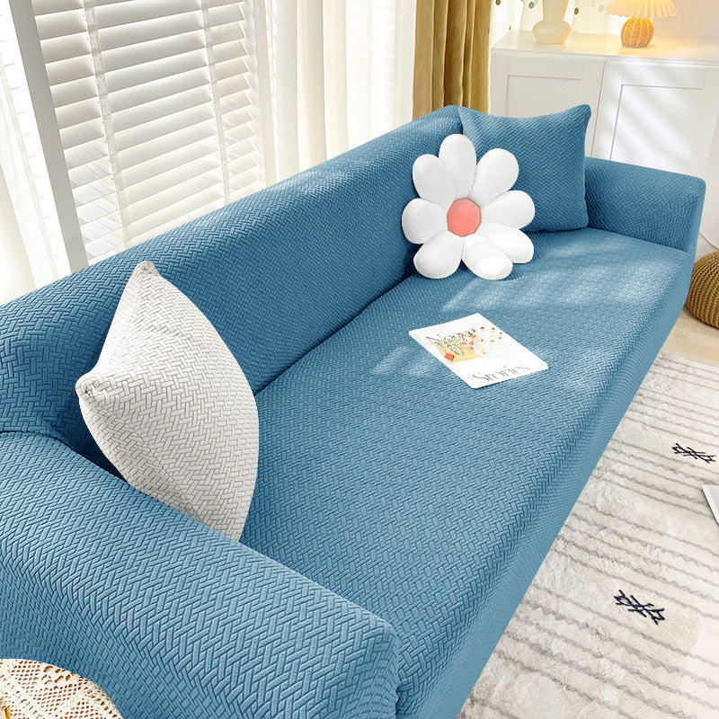Universell töjbar jacquardöverdrag för soffa