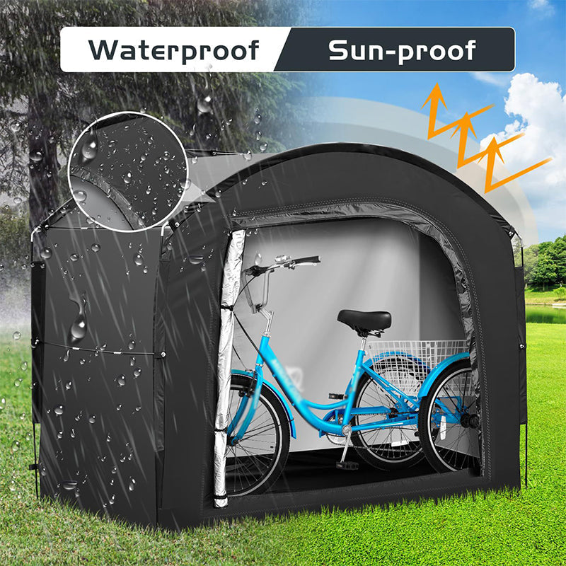 🚲 50 % RABATT NU! ⛺ Vattentätt cykeltält – rymligt, väderskyddat & snabb åtkomst – perfekt för cyklar och utomhusutrustning 🌧️