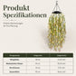 Solcellsdriven ljusslinga med pilblad