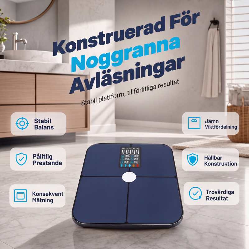 Precision kroppsfettvåg