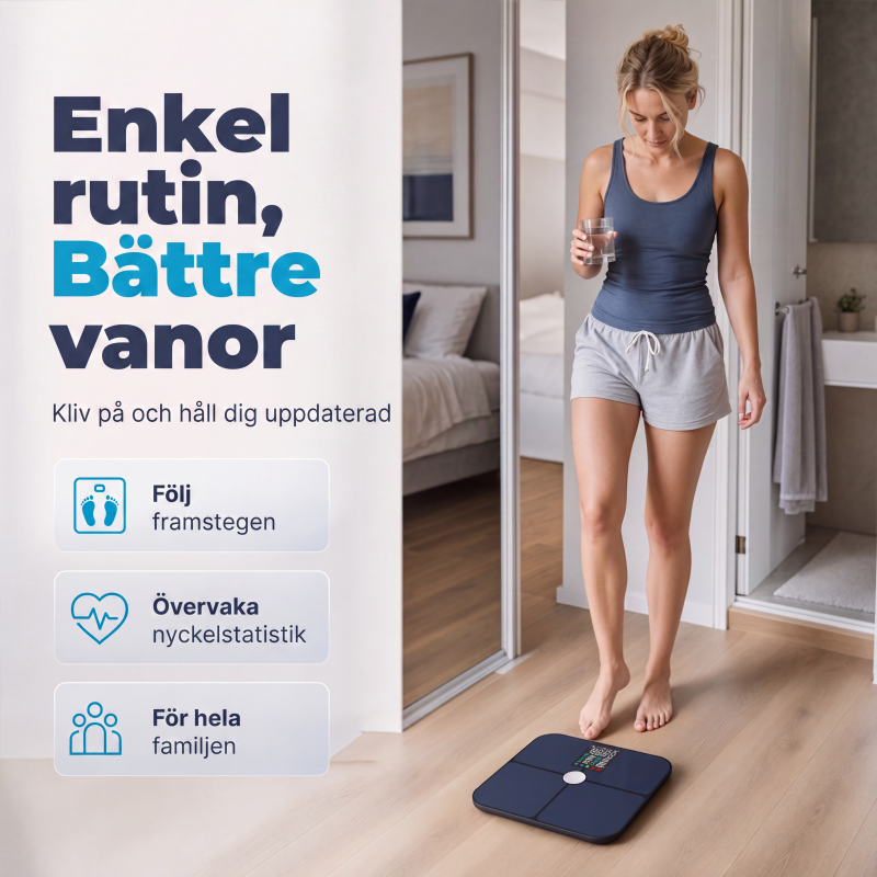 Precision kroppsfettvåg