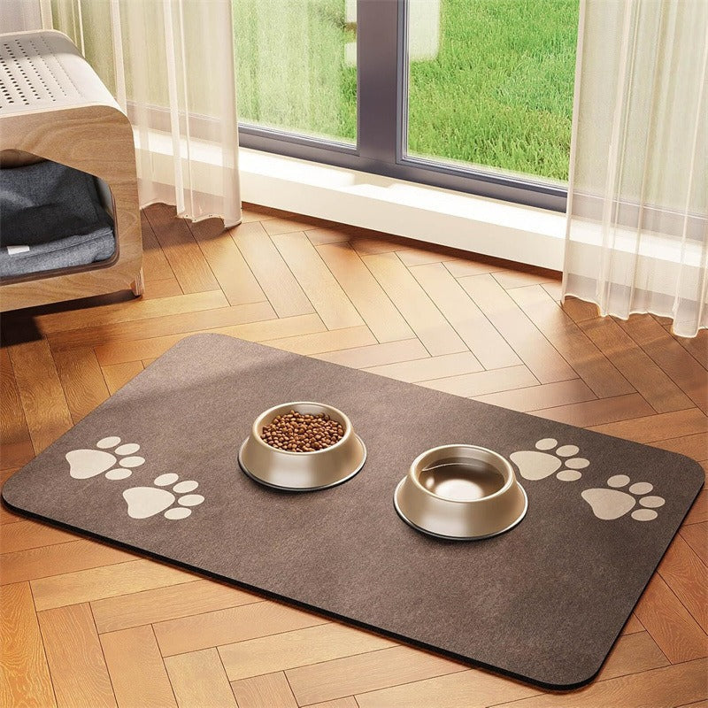 🐾 50 % RABATT NU! 🍽️ Vattentät matplatsmatta för husdjur – lätt att torka av, halkfri & skyddar golvet mot spill och fläckar 🐶