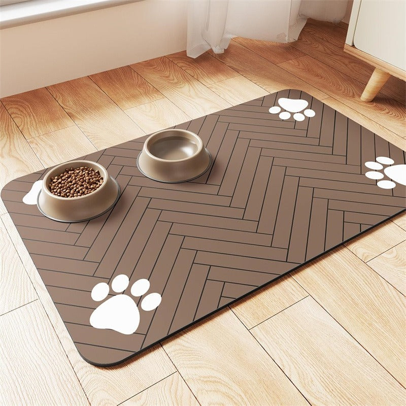 🐾 50 % RABATT NU! 🍽️ Vattentät matplatsmatta för husdjur – lätt att torka av, halkfri & skyddar golvet mot spill och fläckar 🐶