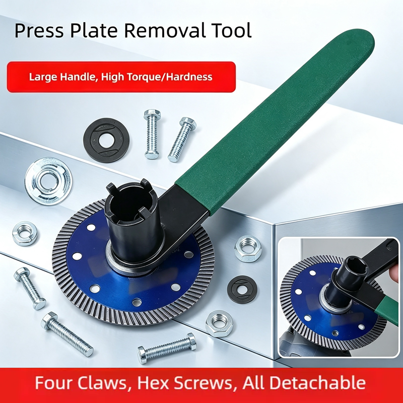 🔧 50 % RABATT NU! 🛠️ Vinkelslip skruvnyckel med säkert grepp – förstärkt design, halksäkert silikongrepp & passar fyrstiftsmuttrar – perfekt för verkstaden ⚙️