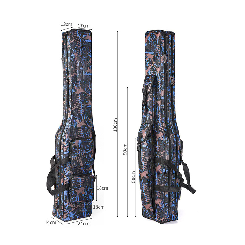 🎣 50 % RABATT NU! 🎒 Fiskespöväska & utrustningsväska – 3-lagers kapacitet, 420D Oxford-tyg & justerbara ryggsäcksremmar – för spön, rullar & tillbehör 🧳