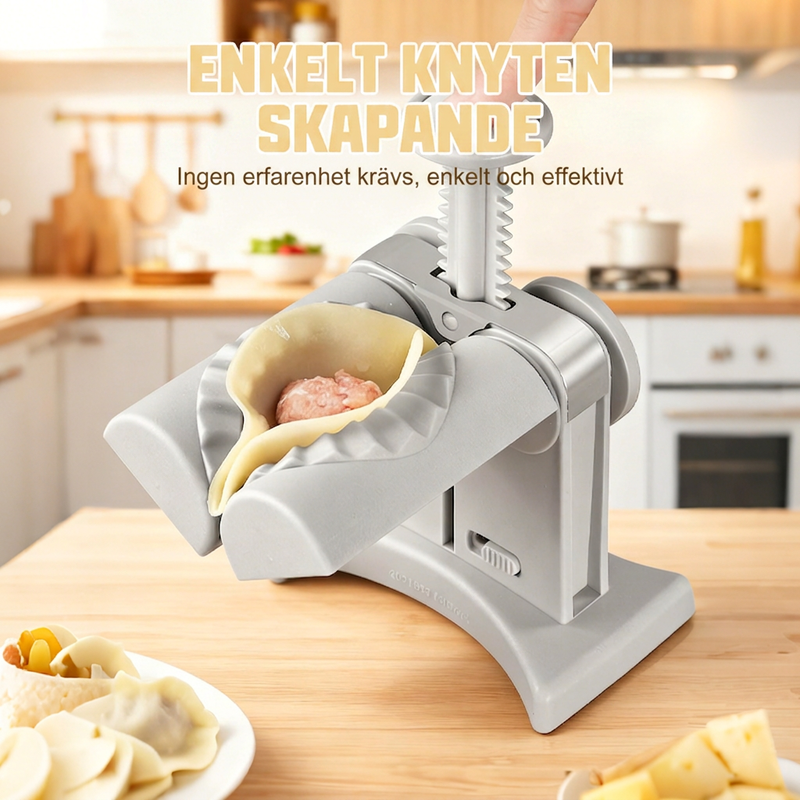 🥟🔥 50 % RABATT NU! Dumplingform – Gör Hemmagjorda Dumplings Snabbt & Enkelt ✋️✨ Perfekta för Hemmaköket