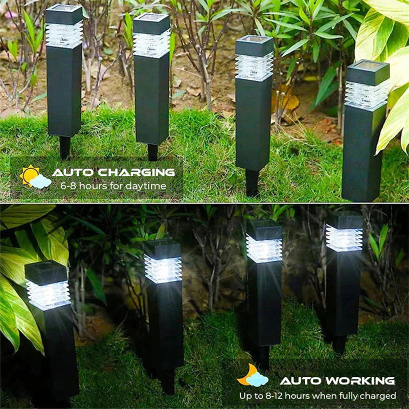 💡 Solcellsdriven trädgårdslampa – utomhuslampa för trädgård, landskap & gräsmatta, marksticka