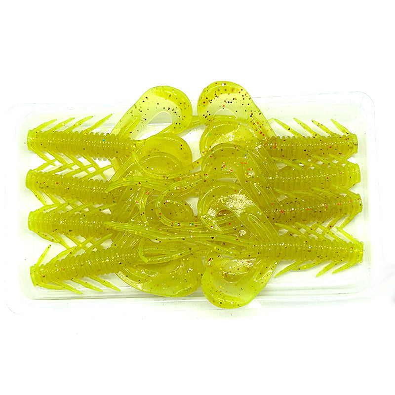 🦐 50 % RABATT NU! 🎣 Realistiska mjuka räkbeten – flytande & naturtrogen gång, 8-pack i högelastisk TPR ✨
